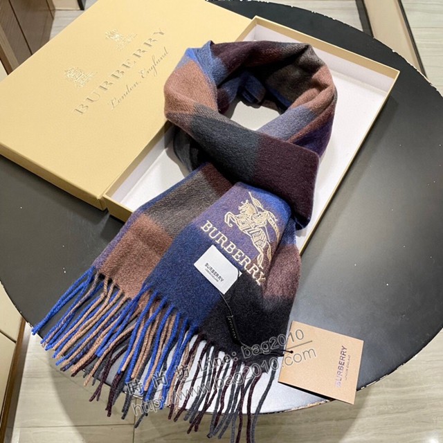 Burberry男女款大格羊絨圍巾 巴寶莉2021新款羊絨圍巾  mmj1522